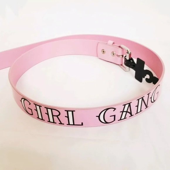 💋SOLD💋Sourpuss “Girl Gang” Switchblade 💯 % Leather Belt - Picture 5 of 7